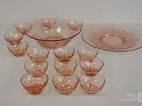Vintage punch bowl schaal - afbeelding 2 van  2