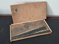Vintage puzzel "nieuw amsterdam" - afbeelding 1 van  5