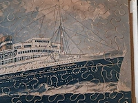Vintage puzzel "nieuw amsterdam" - afbeelding 3 van  5