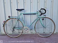 Vintage racefiets raleigh, rialto, groen, jaren 70