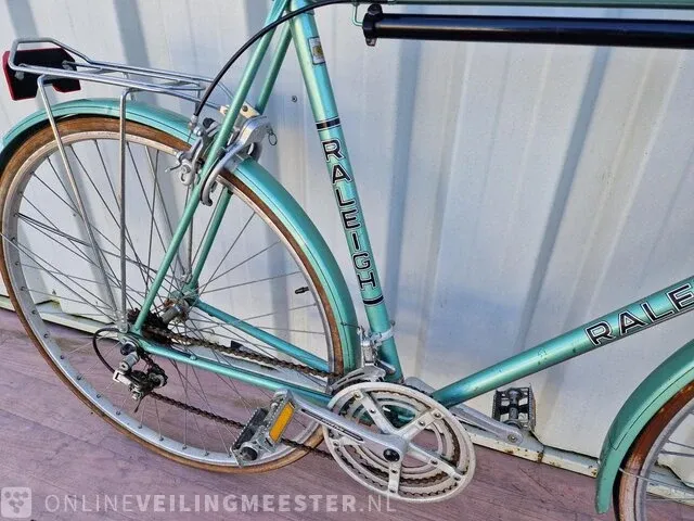 Vintage racefiets raleigh, rialto, groen, jaren 70 - afbeelding 4 van  9