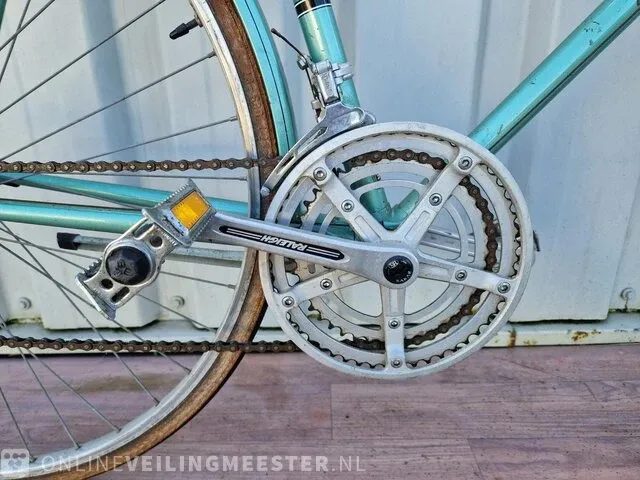 Vintage racefiets raleigh, rialto, groen, jaren 70 - afbeelding 5 van  9
