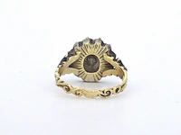 Vintage ring met natuurlijke diamanten - afbeelding 6 van  11