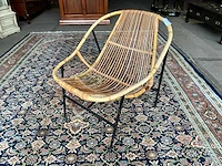 Vintage rotan stoel - afbeelding 1 van  6