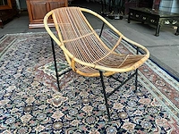 Vintage rotan stoel - afbeelding 2 van  6