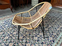 Vintage rotan stoel - afbeelding 3 van  6