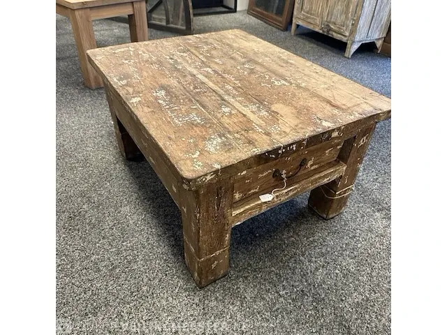 Vintage salontafel, 66x84x43 cm - afbeelding 1 van  4