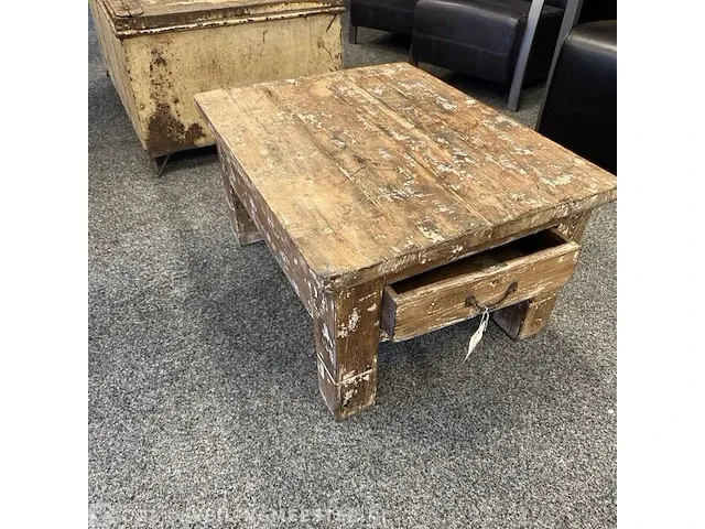 Vintage salontafel, 66x84x43 cm - afbeelding 4 van  4
