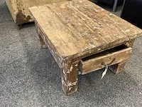 Vintage salontafel, 66x84x43 cm - afbeelding 4 van  4