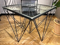 Vintage salontafel in paolo piva stijl - afbeelding 1 van  6