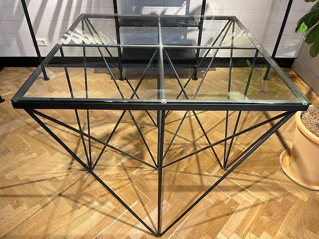 Vintage salontafel in paolo piva stijl - afbeelding 3 van  6