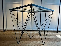 Vintage salontafel in paolo piva stijl - afbeelding 1 van  6