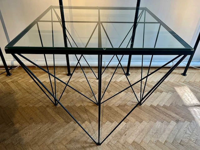 Vintage salontafel in paolo piva stijl - afbeelding 4 van  6