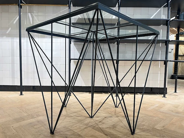 Vintage salontafel in paolo piva stijl - afbeelding 3 van  7