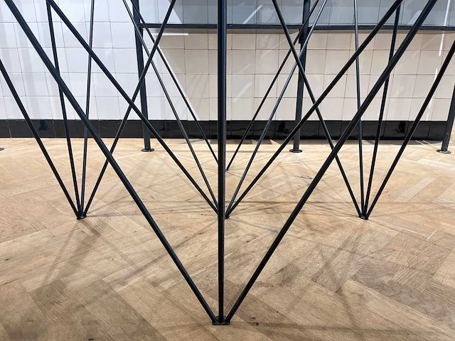 Vintage salontafel in paolo piva stijl - afbeelding 6 van  7