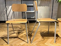 Vintage schoolstoel