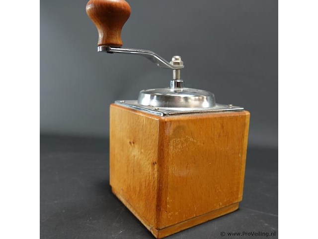 Vintage schootkoffiemolen - afbeelding 4 van  5