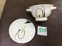 Vintage snoeppotje - afbeelding 2 van  2