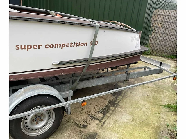 Vintage speedboat boesch super competition 510, yd-14-53 (inclusief trailer) - afbeelding 2 van  34