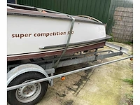 Vintage speedboat boesch super competition 510, yd-14-53 (inclusief trailer) - afbeelding 2 van  34