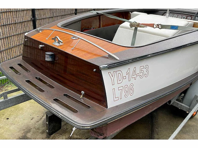 Vintage speedboat boesch super competition 510, yd-14-53 (inclusief trailer) - afbeelding 13 van  34