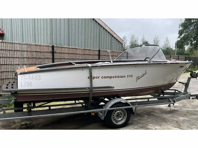 Vintage speedboat boesch super competition 510, yd-14-53 (inclusief trailer) - afbeelding 23 van  34