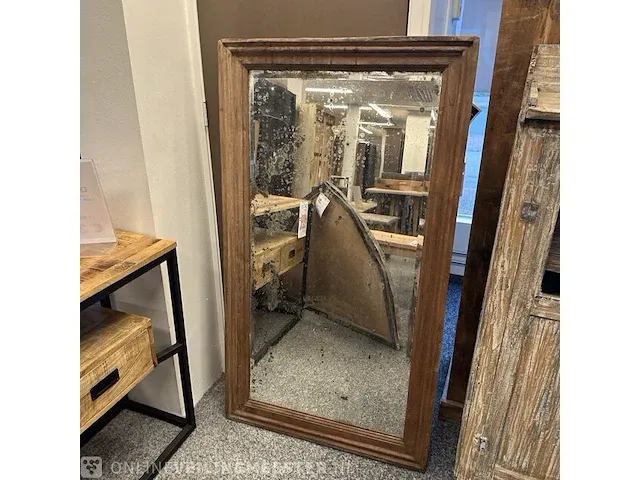 Vintage spiegel, 77x7x138 cm - afbeelding 1 van  3