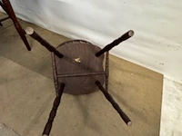 Vintage tafel met 4 stoelen - afbeelding 4 van  8
