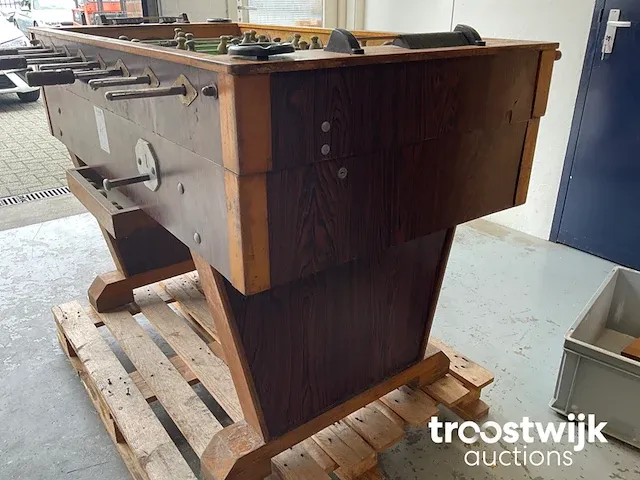 Vintage tafelvoetbal spel - afbeelding 4 van  8