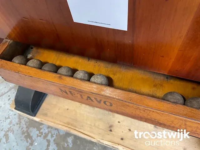 Vintage tafelvoetbal spel - afbeelding 8 van  9