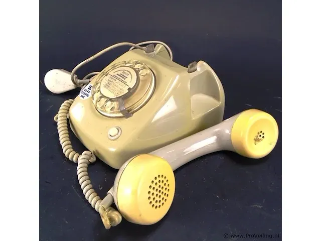 Vintage telefoon - afbeelding 4 van  5
