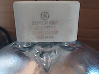Vintage theater lamp 1000 watt.( aluminium) aantal 8 stuks. - afbeelding 5 van  9