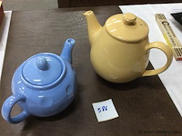 Vintage theepotten 2stuks - afbeelding 1 van  3