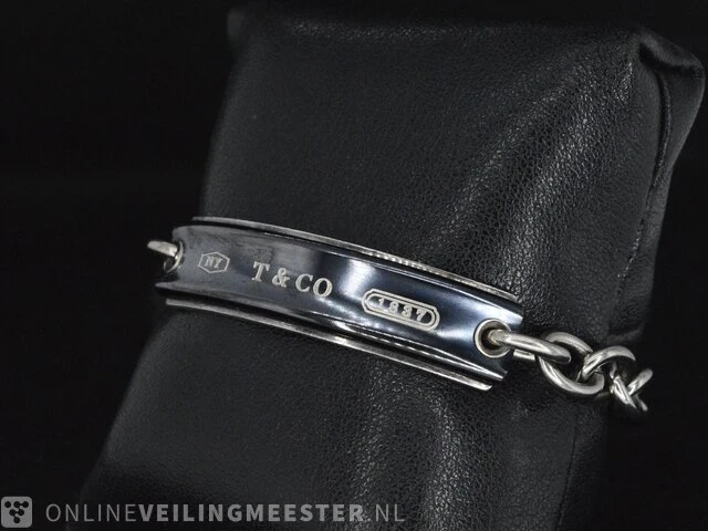 Vintage tiffany & co armband met titanium - afbeelding 1 van  5