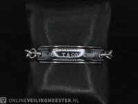 Vintage tiffany & co armband met titanium - afbeelding 3 van  5