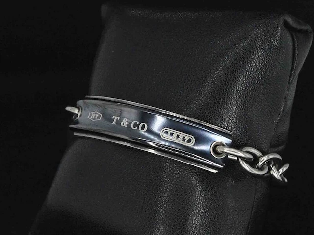 Vintage tiffany & co armband met titanium - afbeelding 1 van  6