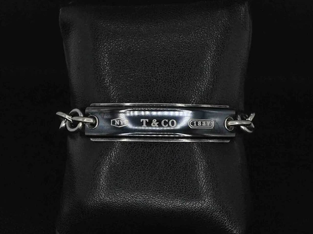 Vintage tiffany & co armband met titanium - afbeelding 3 van  6