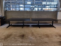 Vintage vergadertafel zwart - afbeelding 2 van  9