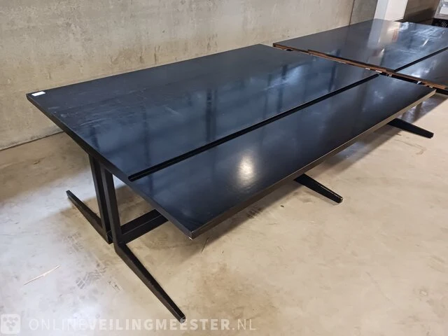 Vintage vergadertafel zwart - afbeelding 5 van  9