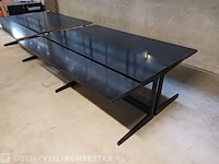 Vintage vergadertafel zwart - afbeelding 7 van  9