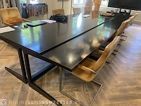 Vintage vergadertafel - afbeelding 3 van  4