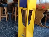 Vintage verkeerszuil geel - afbeelding 3 van  5