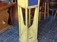 Vintage verkeerszuil geel - afbeelding 3 van  5