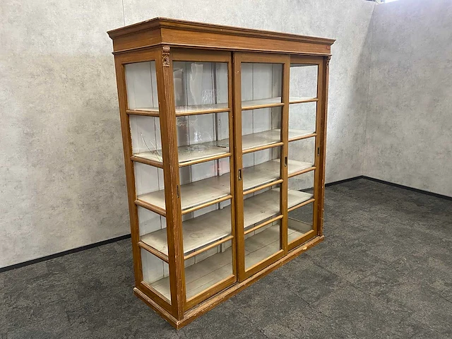 Vintage vitrinekast/ museumkast - afbeelding 14 van  18