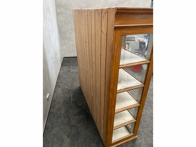 Vintage vitrinekast/ museumkast - afbeelding 14 van  18