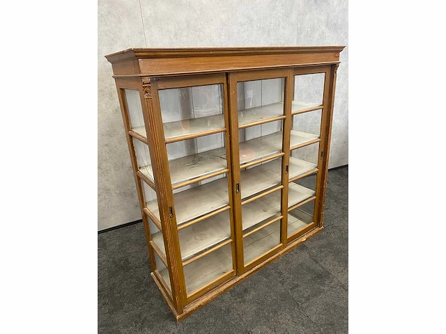 Vintage vitrinekast/ museumkast - afbeelding 2 van  18