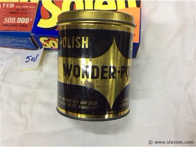 Vintage waspoeder en polis - afbeelding 2 van  3
