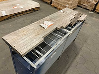 Vintage werkbank met houten werkblad - afbeelding 7 van  9