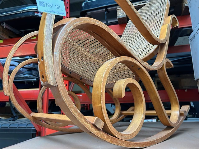 Vintage/retro schommelstoel - afbeelding 3 van  4