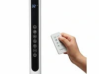 Viola stille staande ventilator met afstandsbediening 25 db, 32 snelheden hoogte instelbaar - afbeelding 2 van  4